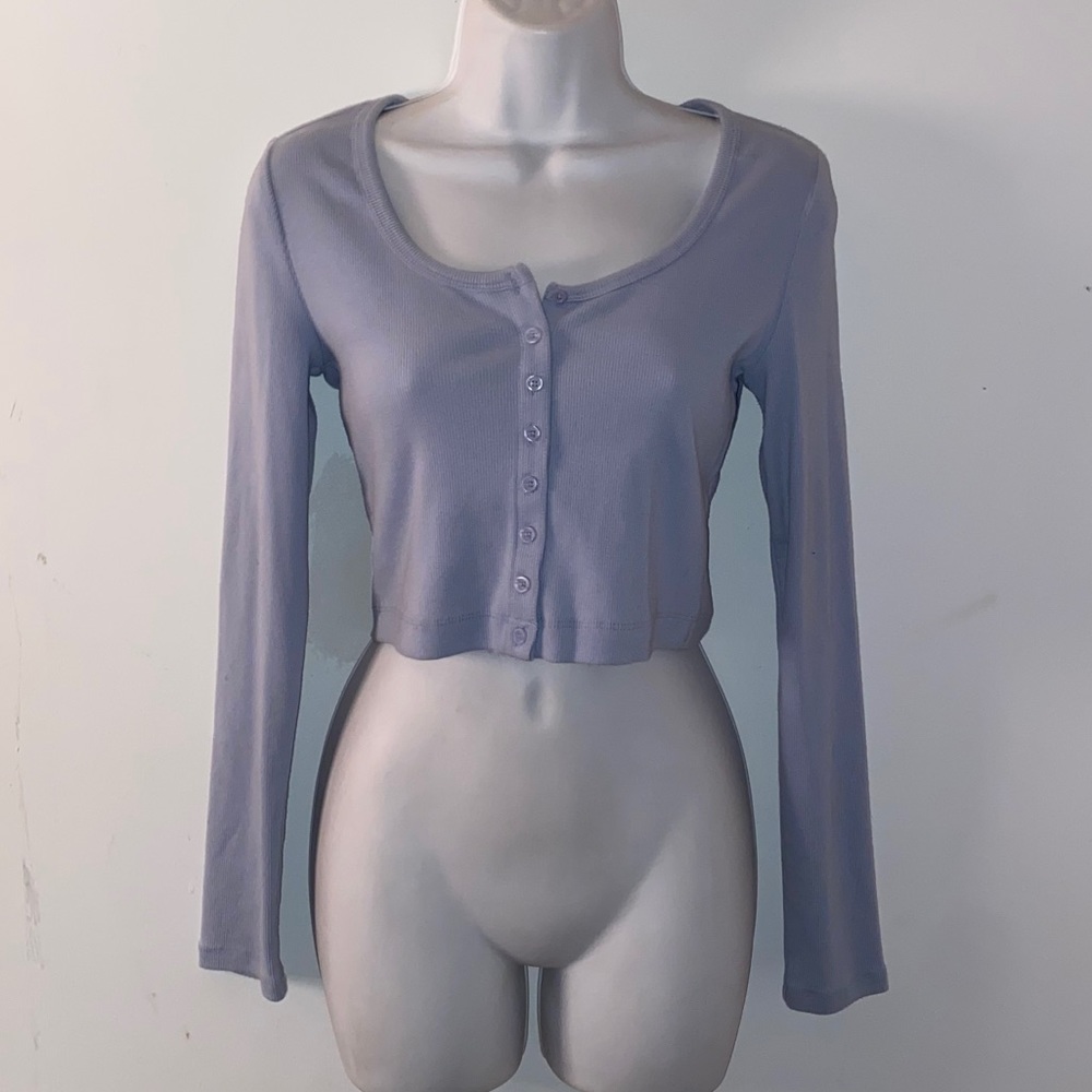 Cropped Button Up Shirt